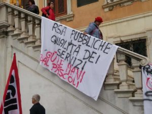 Rsa Pascoli e Villa Serena, mercoledì 23 gennaio alle ore 10 manifestazione di protesta davanti al Comune di Livorno