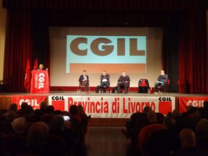 Piano del lavoro 2019 Cgil provincia di Livorno, l’intervento di Fabrizio Zannotti e Maurizio Landini