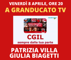 VENERDÌ 8 APRILE, ORE 20: A GRANDUCATO TV PATRIZIA VILLA E GIULIA BIAGETTI