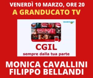 VENERDÌ 10 MARZO, ORE 20: A GRANDUCATO TV MONICA CAVALLINI E FILIPPO BELLANDI